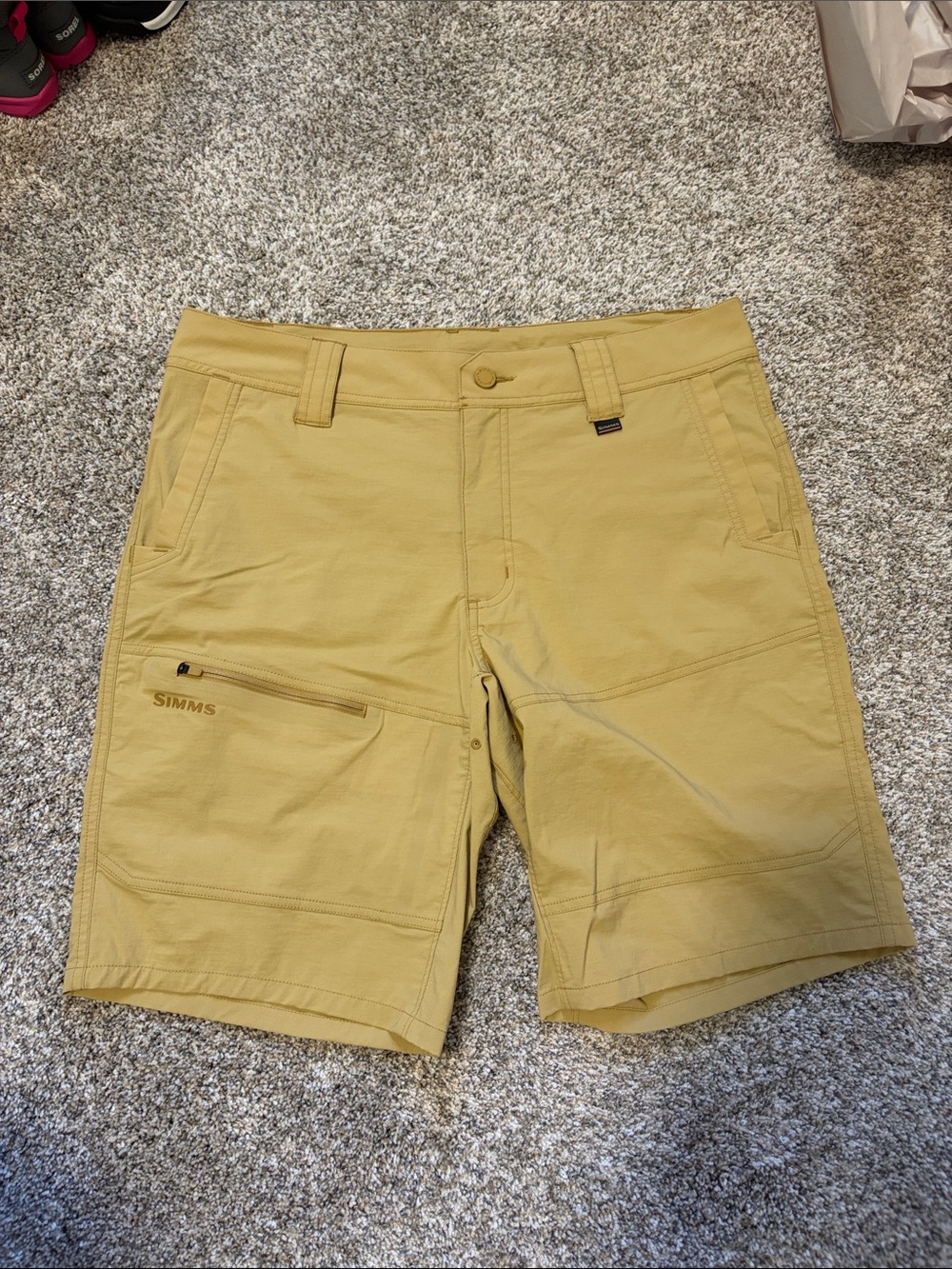 Simms Men's Khaki Guide Short